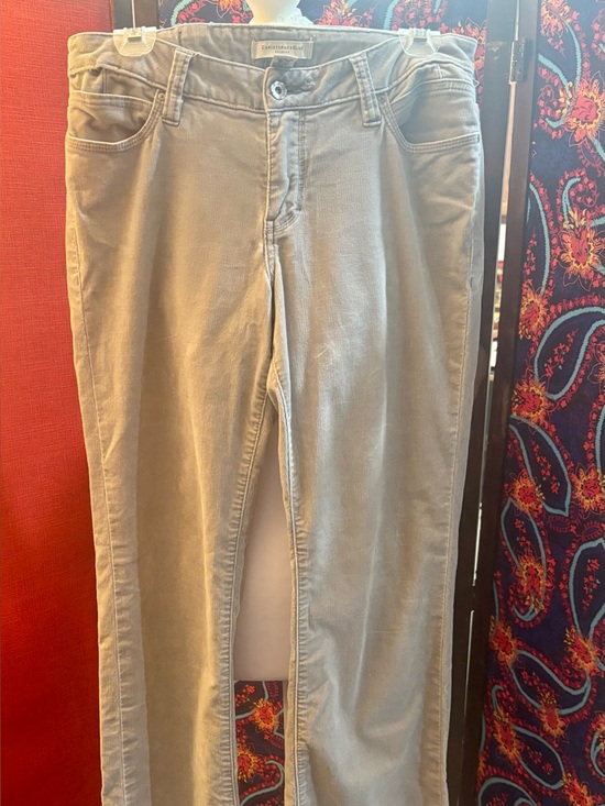Christopher Blue Denim - Christopher Blue Grey corduroy Straight-Leg Jeans